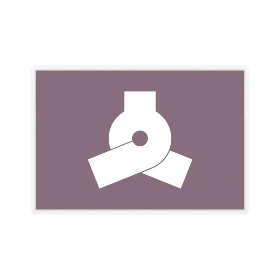 Flag of Bunkyo Tokyo Japan - STICKER Vinyl Kiss-Cut Decal 2 Inch Transparent - The Sticker Space