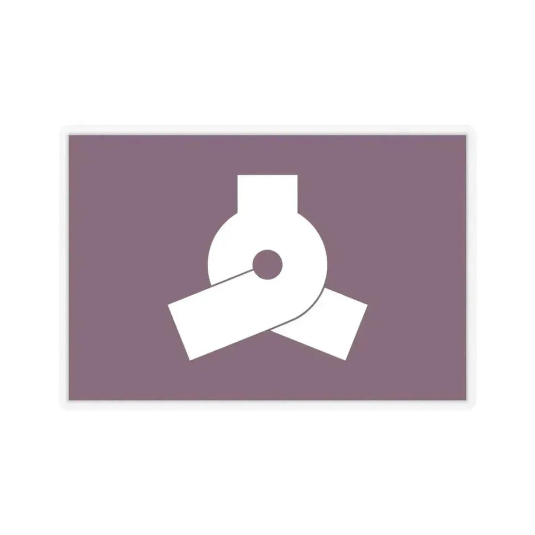 Flag of Bunkyo Tokyo Japan - STICKER Vinyl Kiss-Cut Decal 3 Inch Transparent - The Sticker Space