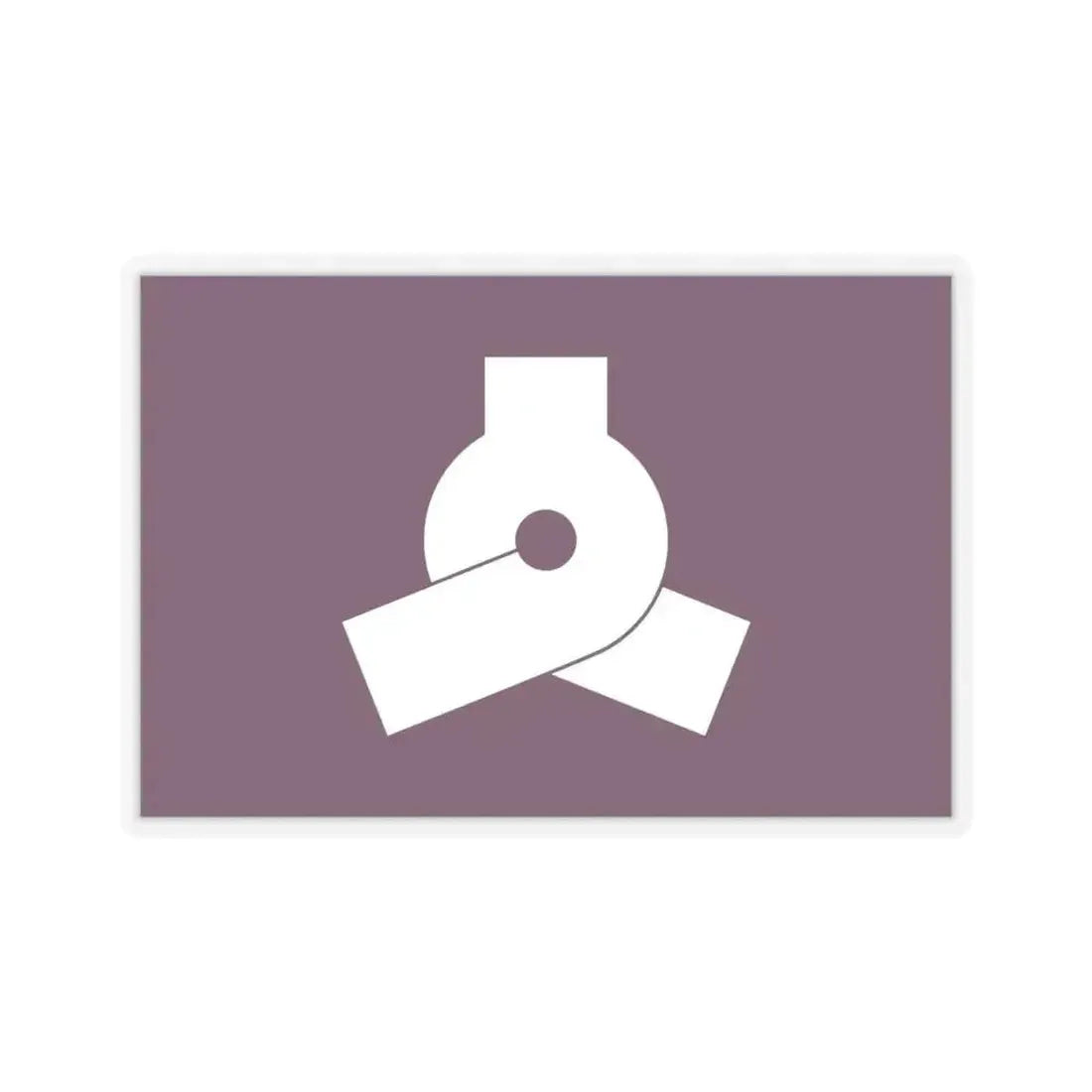 Flag of Bunkyo Tokyo Japan - STICKER Vinyl Kiss-Cut Decal 4 Inch Transparent - The Sticker Space