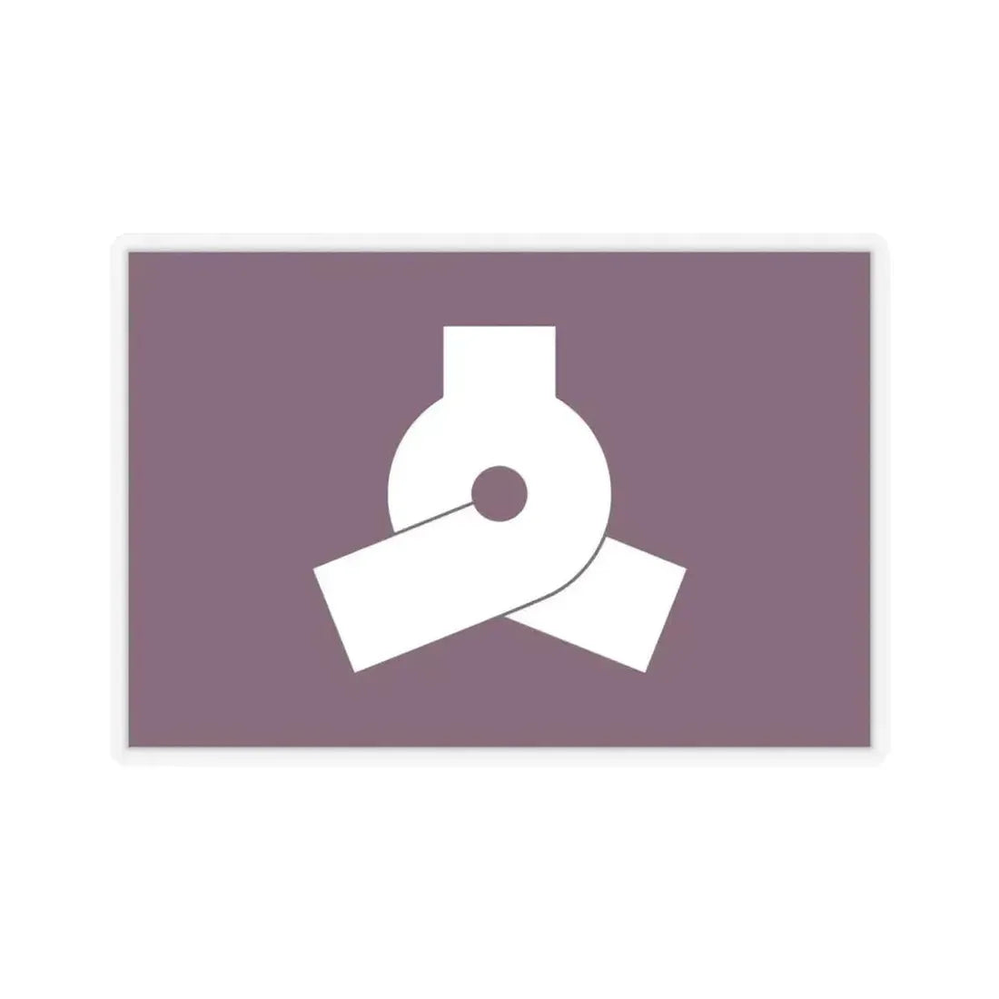 Flag of Bunkyo Tokyo Japan - STICKER Vinyl Kiss-Cut Decal 6 Inch Transparent - The Sticker Space