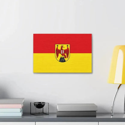 Flag of Burgenland Austria - Canvas Wall Art - The Sticker Space