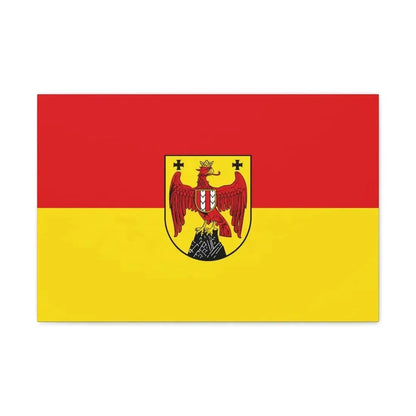 Flag of Burgenland Austria - Canvas Wall Art - The Sticker Space