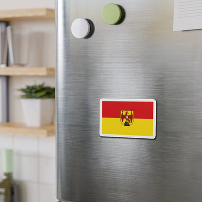 Flag of Burgenland Austria - Die-Cut Magnet-The Sticker Space