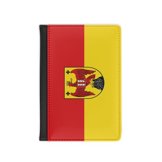 Flag of Burgenland Austria - Passport Holder-3.9" x 5.8"-The Sticker Space