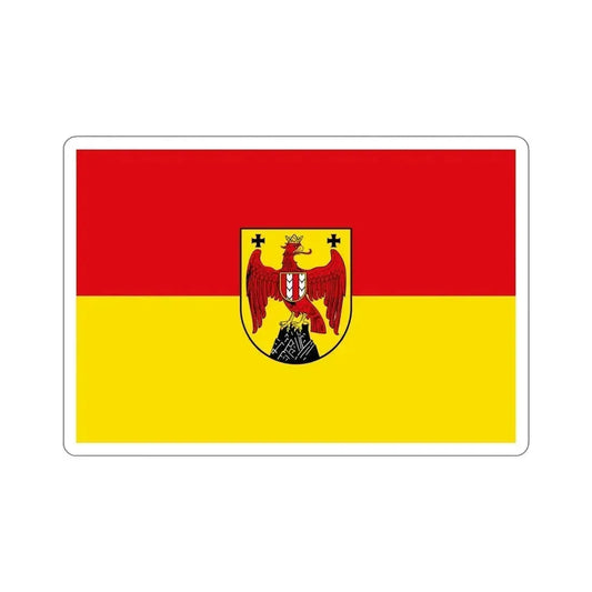 Flag of Burgenland Austria STICKER Vinyl Die-Cut Decal 6 Inch - The Sticker Space