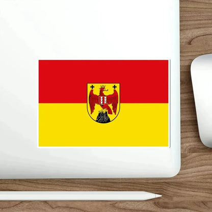 Flag of Burgenland Austria STICKER Vinyl Die-Cut Decal - The Sticker Space