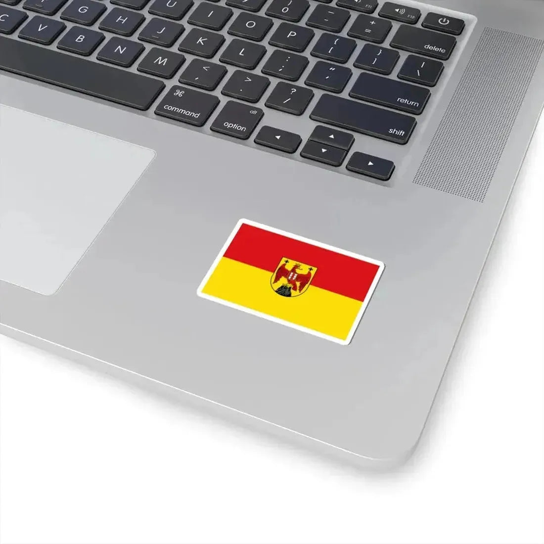 Flag of Burgenland state (Austria) STICKER Vinyl Kiss-Cut Decal - The Sticker Space