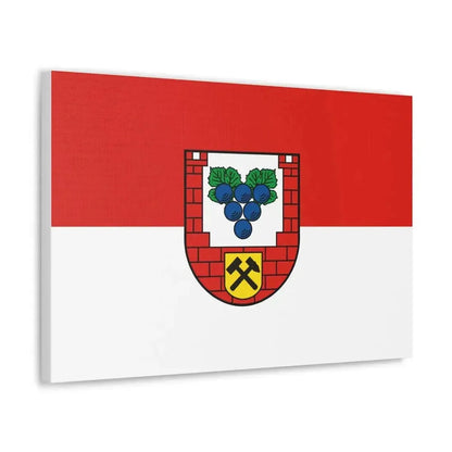Flag of Burgenlandkreis Germany - Canvas Wall Art - The Sticker Space