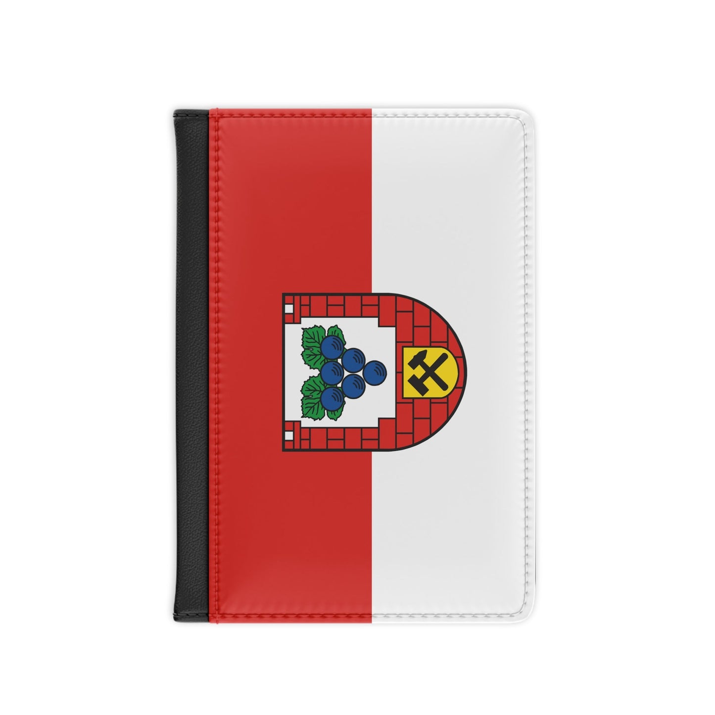 Flag of Burgenlandkreis Germany - Passport Holder-3.9" x 5.8"-The Sticker Space