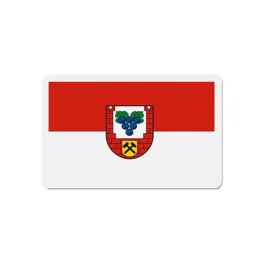 Flag of Burgenlandkreis Germany - Refrigerator Magnet 6 Inch - The Sticker Space