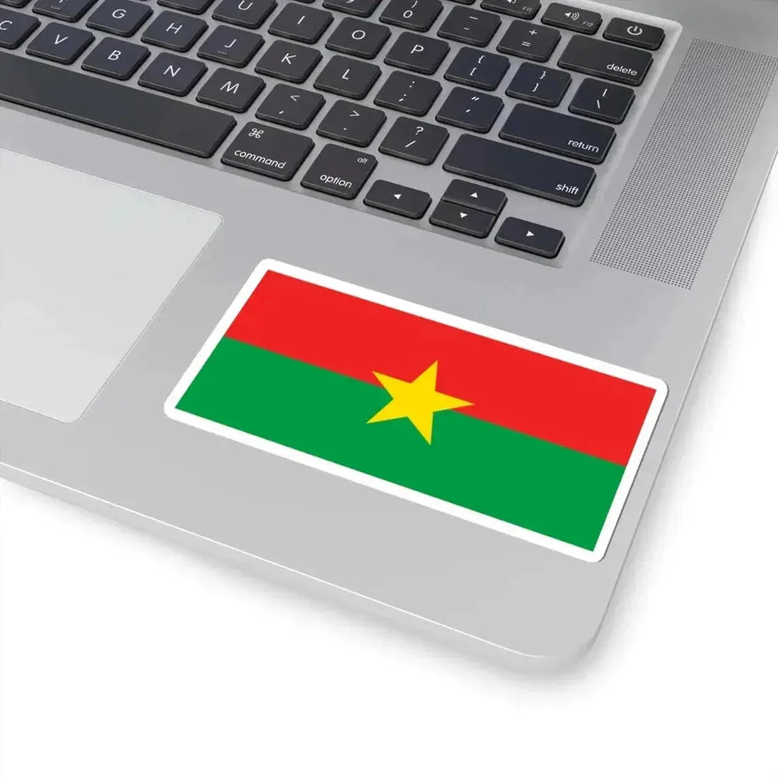 Flag of Burkina Faso 2-1 (Burkina Faso) STICKER Vinyl Kiss-Cut Decal - The Sticker Space