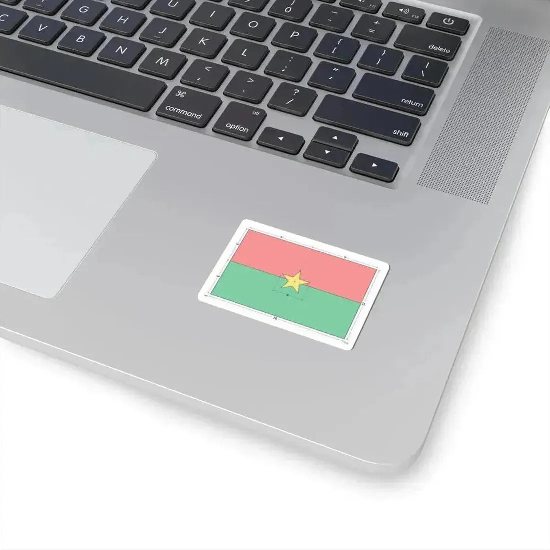 Flag of Burkina Faso construction sheet (Burkina Faso) STICKER Vinyl Kiss-Cut Decal - The Sticker Space
