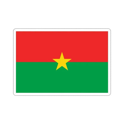 Flag of Burkina Faso STICKER Vinyl Die-Cut Decal 3 Inch - The Sticker Space