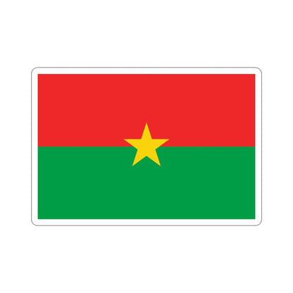 Flag of Burkina Faso STICKER Vinyl Die-Cut Decal-4 Inch-The Sticker Space