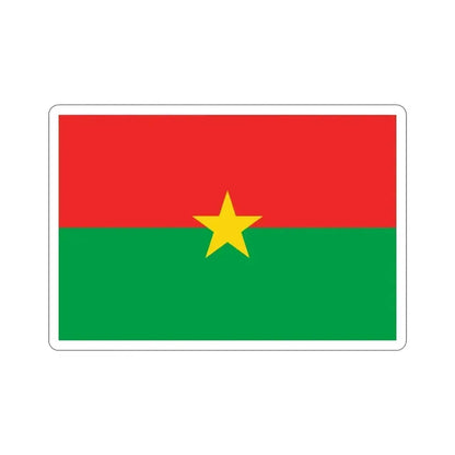 Flag of Burkina Faso STICKER Vinyl Die-Cut Decal 4 Inch - The Sticker Space
