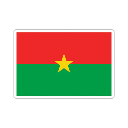 Flag of Burkina Faso STICKER Vinyl Die-Cut Decal-5 Inch-The Sticker Space