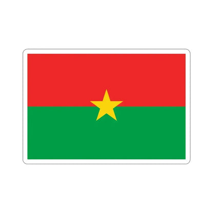 Flag of Burkina Faso STICKER Vinyl Die-Cut Decal 5 Inch - The Sticker Space