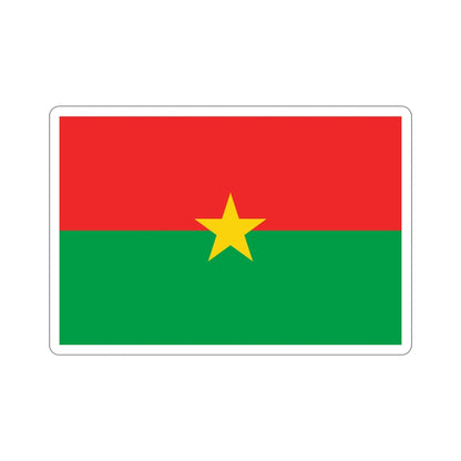 Flag of Burkina Faso STICKER Vinyl Die-Cut Decal-6 Inch-The Sticker Space