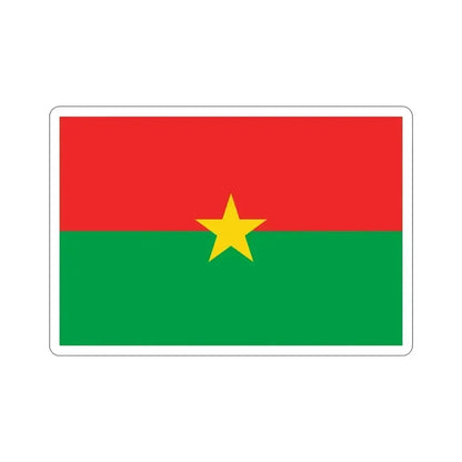 Flag of Burkina Faso STICKER Vinyl Die-Cut Decal 6 Inch - The Sticker Space