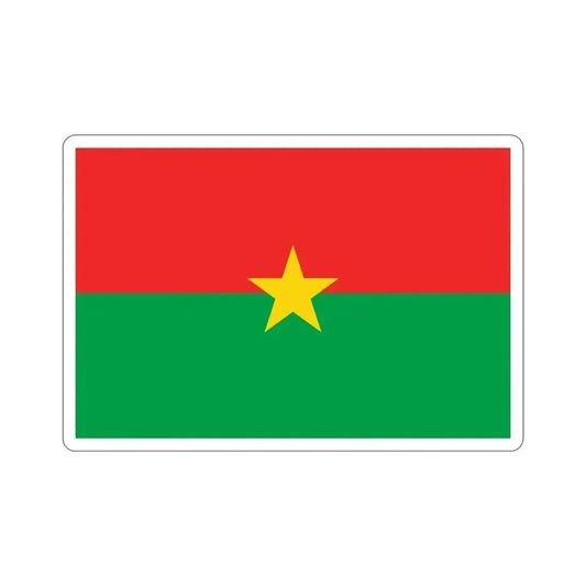 Flag of Burkina Faso STICKER Vinyl Die-Cut Decal 6 Inch - The Sticker Space