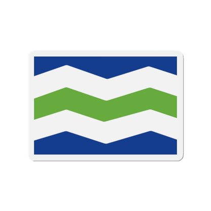 Flag of Burlington Vermont - Die-Cut Magnet-2" x 2"-The Sticker Space