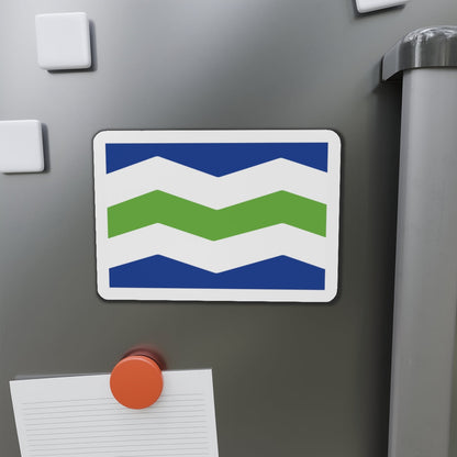 Flag of Burlington Vermont - Die-Cut Magnet-The Sticker Space