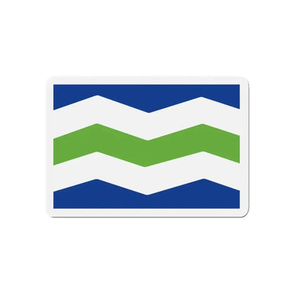 Flag of Burlington Vermont - Refrigerator Magnet - The Sticker Space