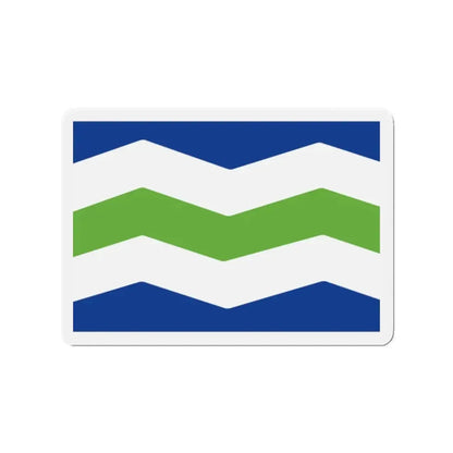Flag of Burlington Vermont - Refrigerator Magnet - The Sticker Space