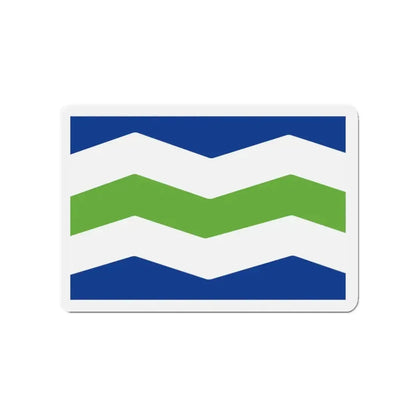 Flag of Burlington Vermont - Refrigerator Magnet - The Sticker Space