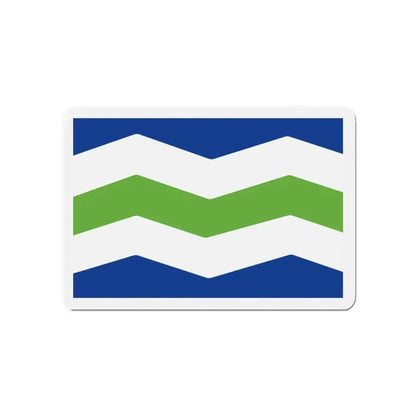 Flag of Burlington Vermont - Refrigerator Magnet - The Sticker Space