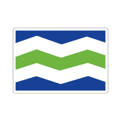 Flag of Burlington, Vermont - STICKER Vinyl Kiss-Cut Decal 2 Inch White - The Sticker Space