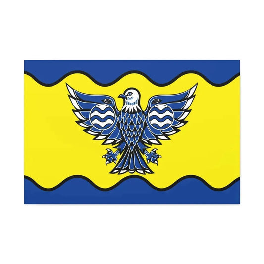 Flag of Burnaby BC Canada - Canvas Wall Art 36" x 24" 1.25" - The Sticker Space