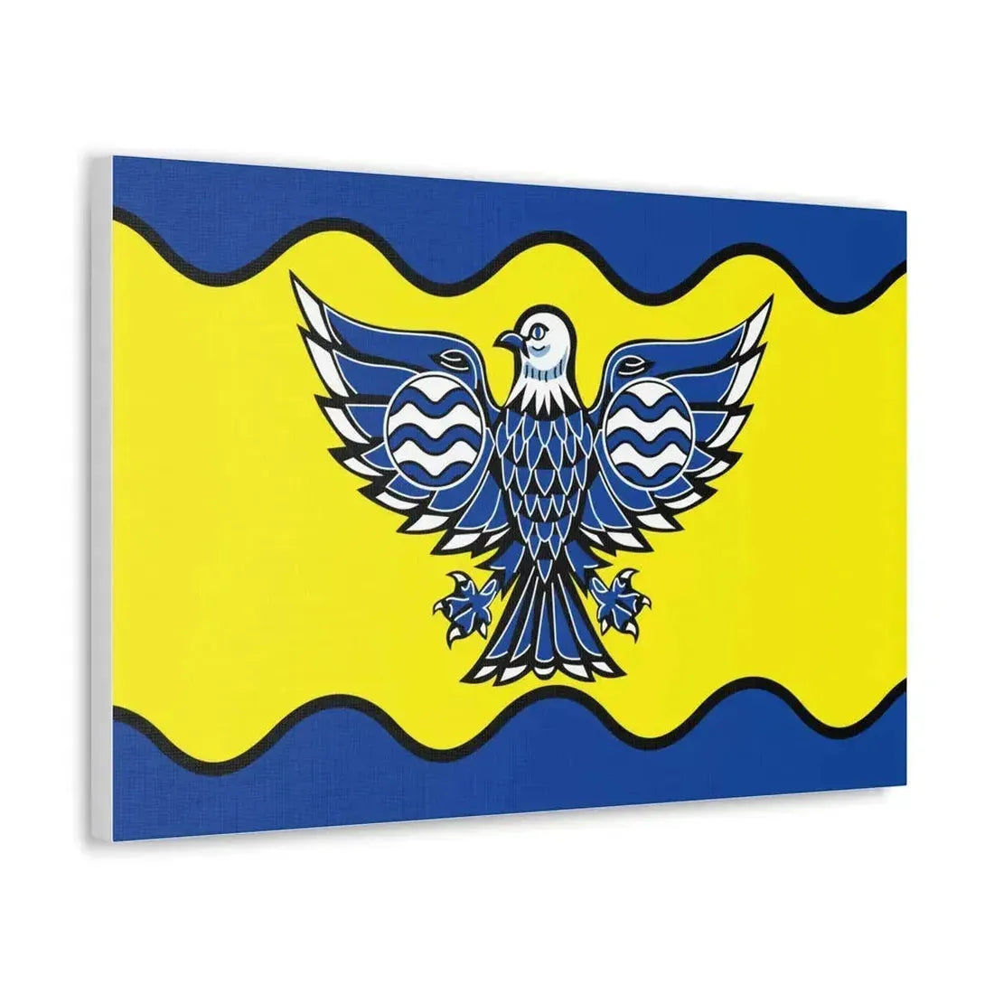 Flag of Burnaby BC Canada - Canvas Wall Art - The Sticker Space