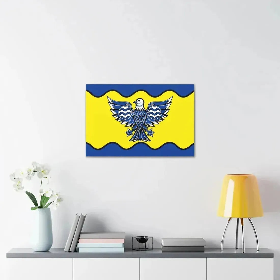 Flag of Burnaby BC Canada - Canvas Wall Art - The Sticker Space