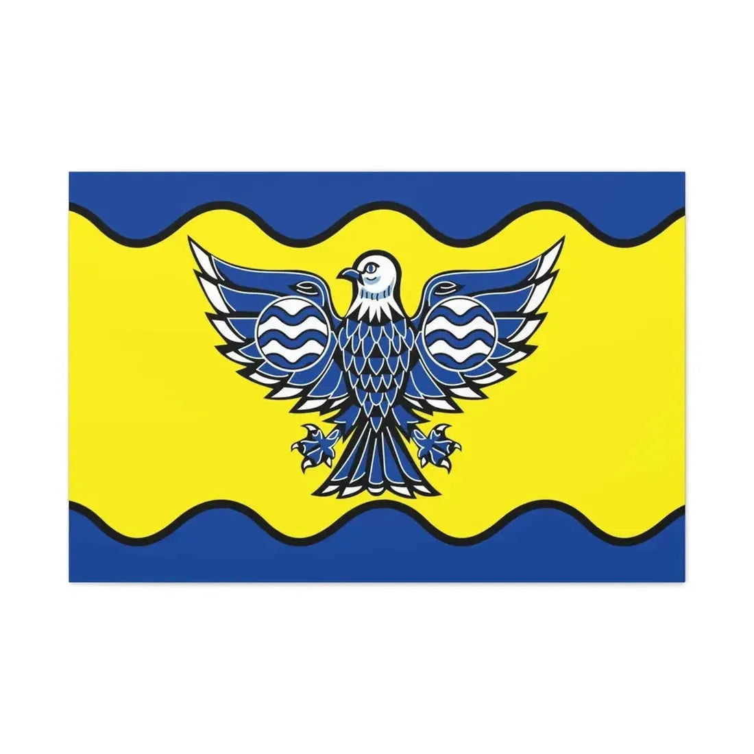 Flag of Burnaby BC Canada - Canvas Wall Art - The Sticker Space