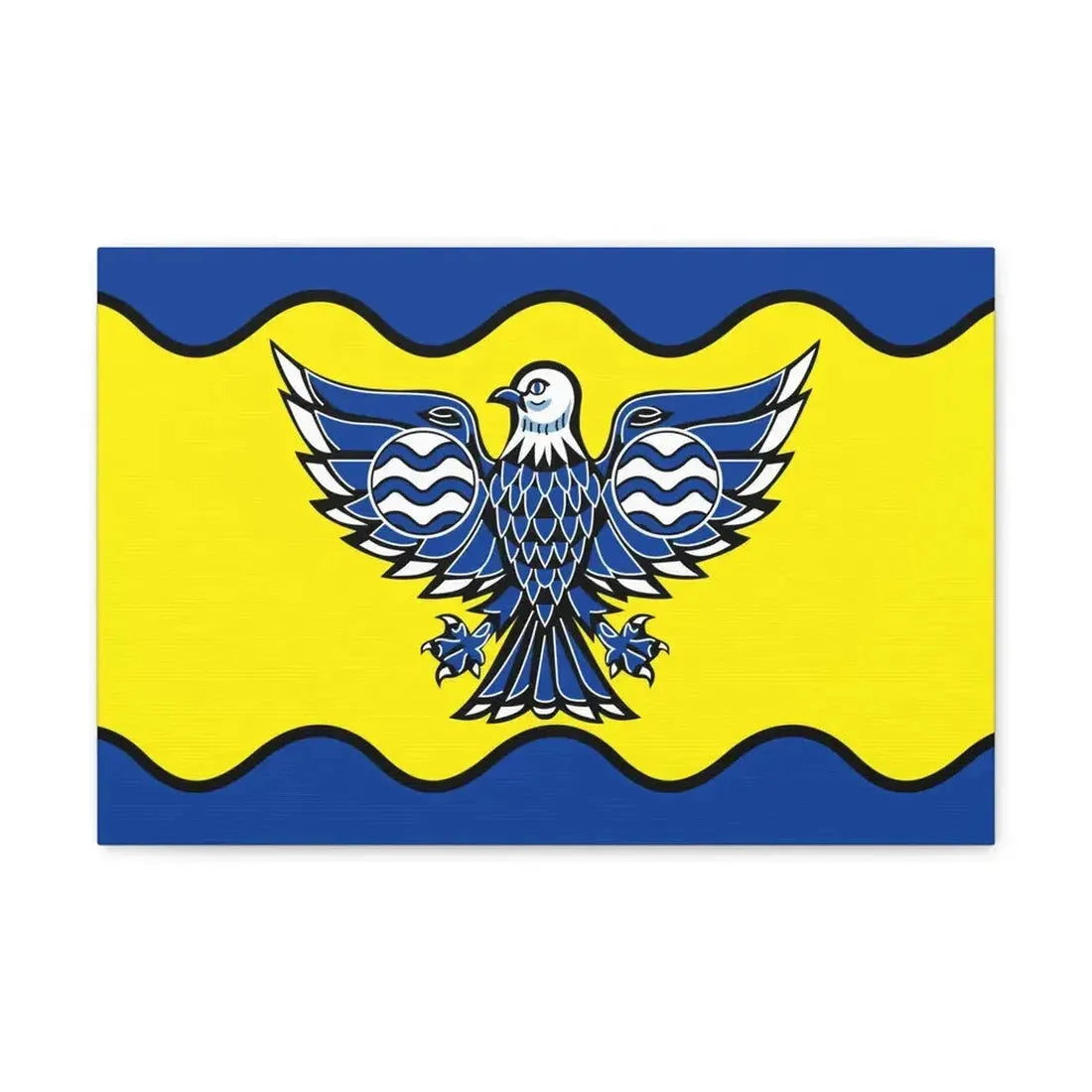 Flag of Burnaby BC Canada - Canvas Wall Art - The Sticker Space