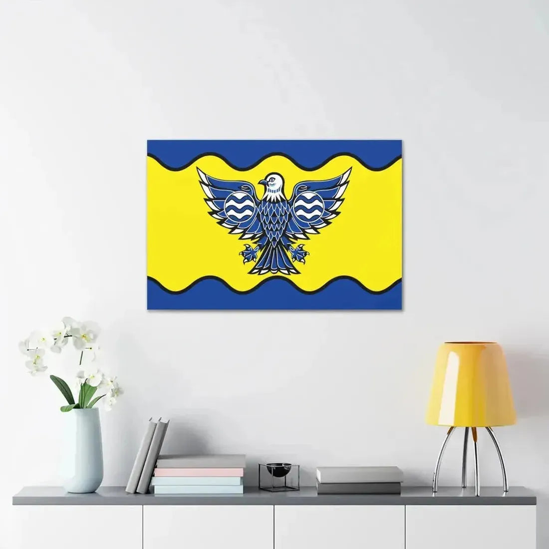Flag of Burnaby BC Canada - Canvas Wall Art - The Sticker Space