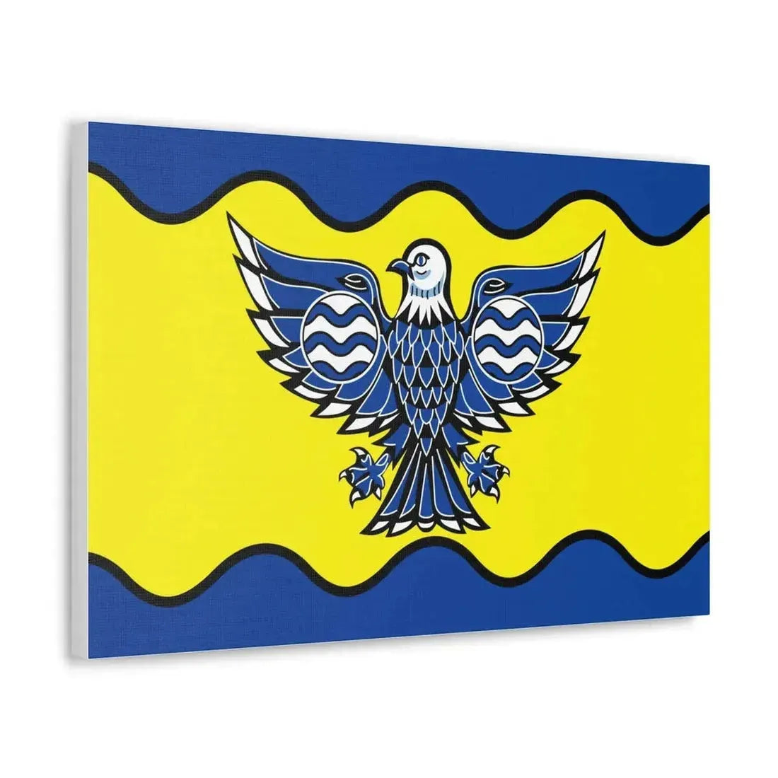 Flag of Burnaby BC Canada - Canvas Wall Art - The Sticker Space