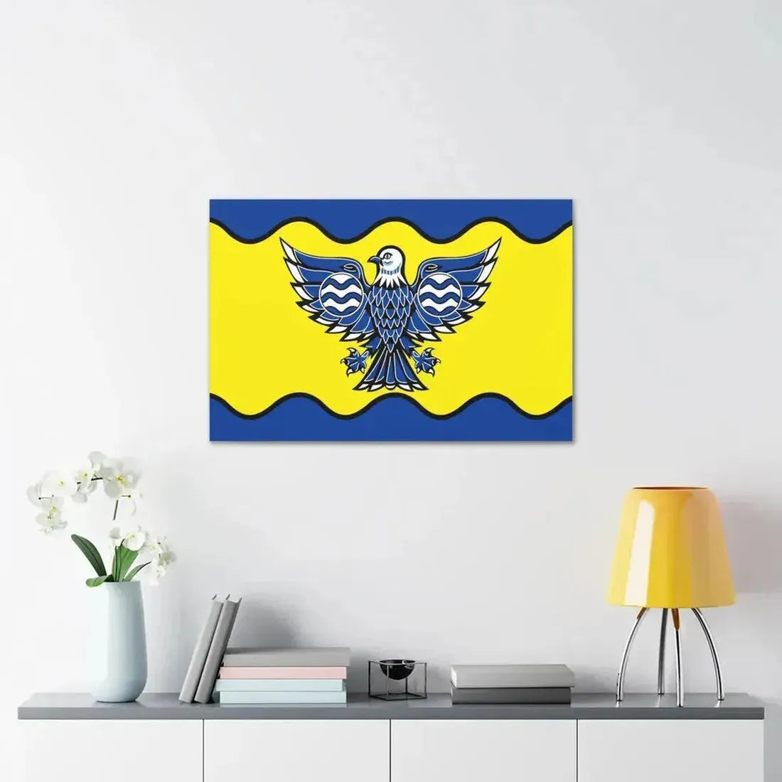 Flag of Burnaby BC Canada - Canvas Wall Art - The Sticker Space