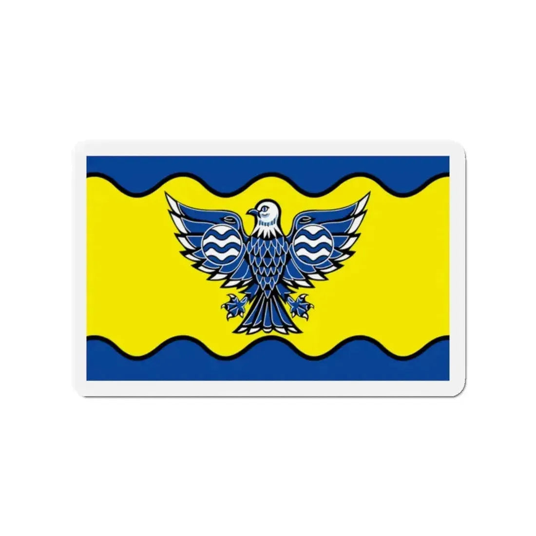 Flag of Burnaby BC Canada - Refrigerator Magnet - The Sticker Space