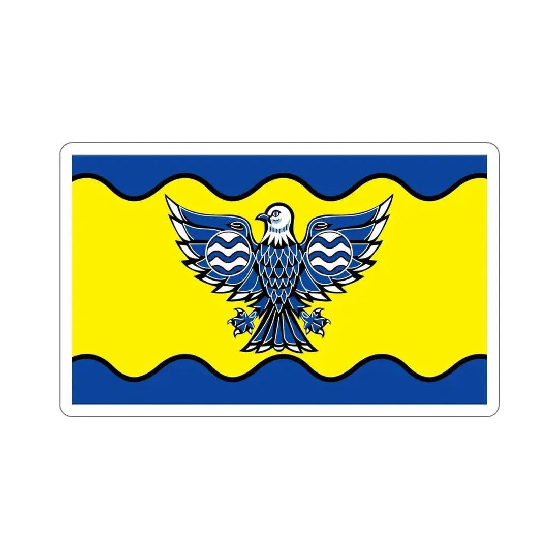 Flag of Burnaby BC Canada STICKER Vinyl Die-Cut Decal 5 Inch - The Sticker Space