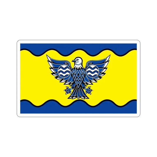 Flag of Burnaby BC Canada STICKER Vinyl Die-Cut Decal 6 Inch - The Sticker Space