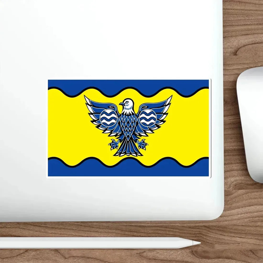 Flag of Burnaby BC Canada STICKER Vinyl Die-Cut Decal - The Sticker Space