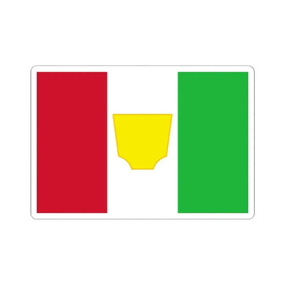 Flag of Burundi 1961-1962 (Burundi) STICKER Vinyl Kiss-Cut Decal 2 Inch White - The Sticker Space