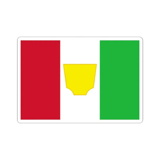 Flag of Burundi 1961-1962 (Burundi) STICKER Vinyl Kiss-Cut Decal 2 Inch White - The Sticker Space