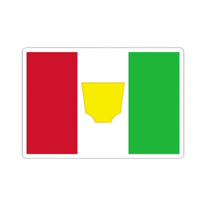 Flag of Burundi 1961-1962 (Burundi) STICKER Vinyl Kiss-Cut Decal 4 Inch White - The Sticker Space
