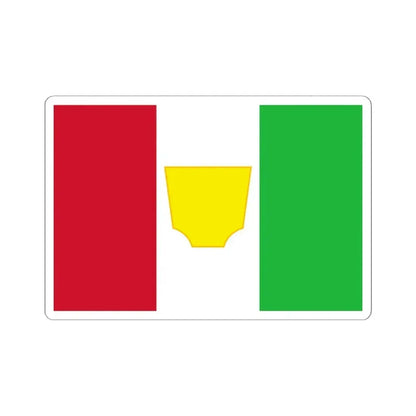 Flag of Burundi 1961-1962 (Burundi) STICKER Vinyl Kiss-Cut Decal 6 Inch White - The Sticker Space