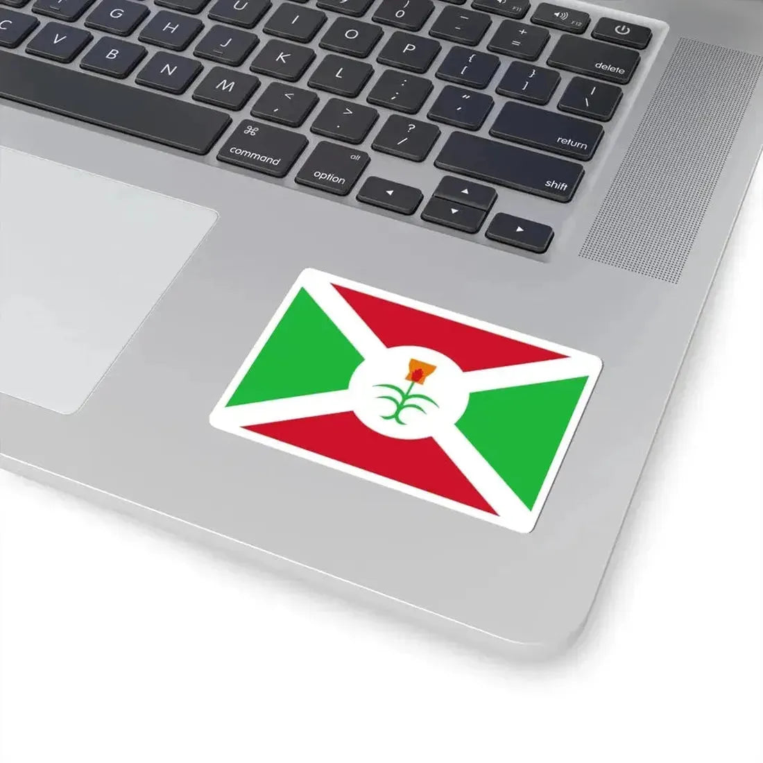 Flag of Burundi 1962-1966 (Burundi) STICKER Vinyl Kiss-Cut Decal - The Sticker Space