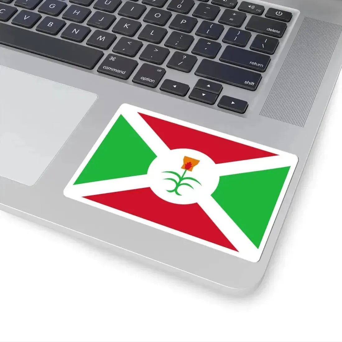 Flag of Burundi 1962-1966 (Burundi) STICKER Vinyl Kiss-Cut Decal - The Sticker Space