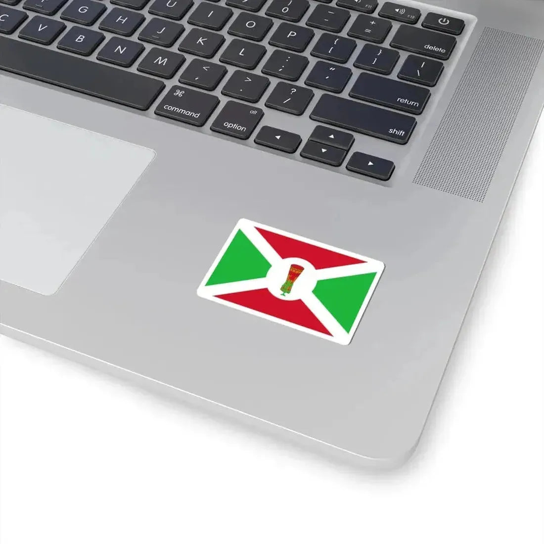 Flag of Burundi 1962-1966 variant (Burundi) STICKER Vinyl Kiss-Cut Decal - The Sticker Space